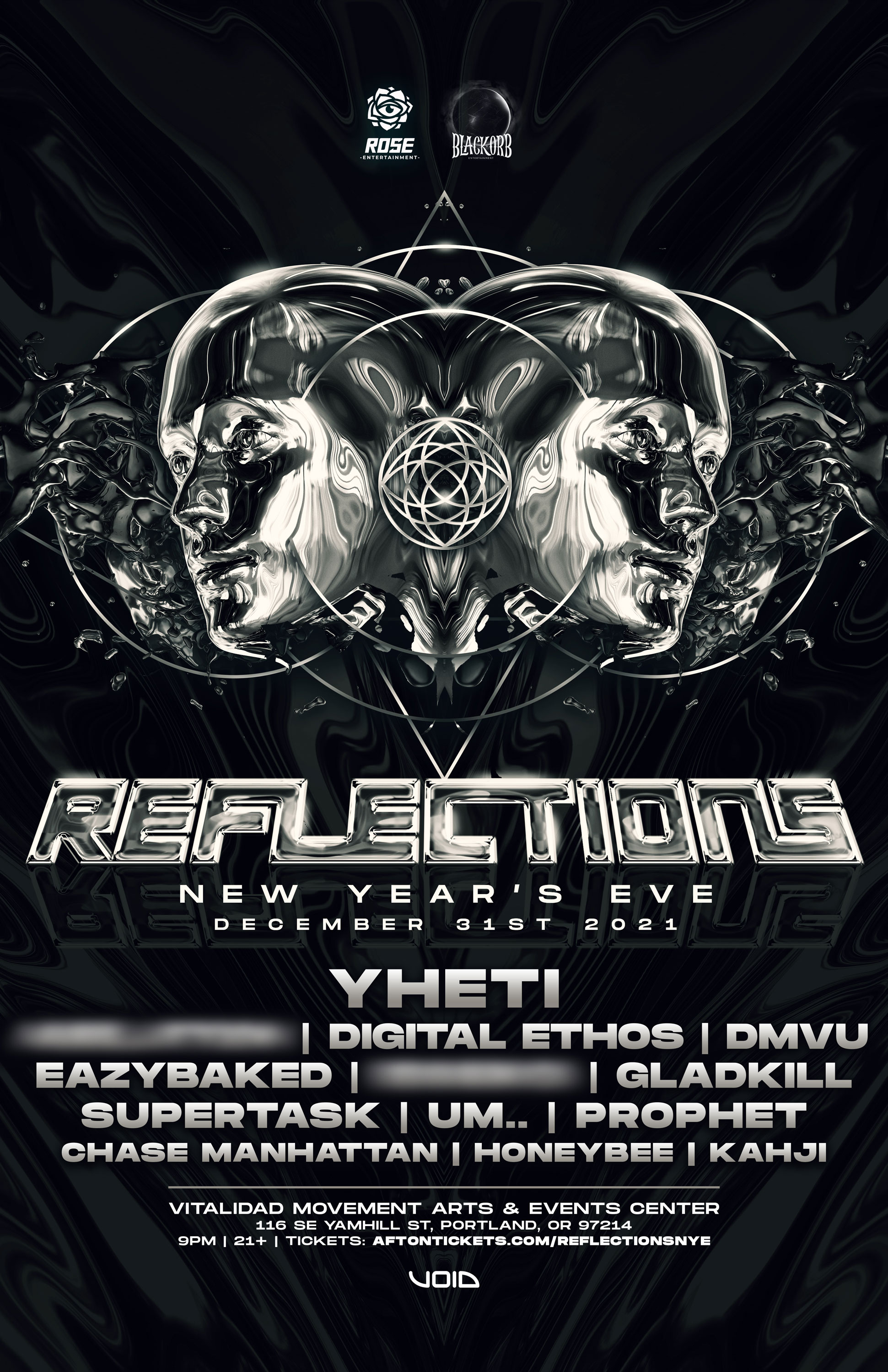 detail img for "Gladkill Live - Reflections NYE, Portland OR -  December 31 2021"